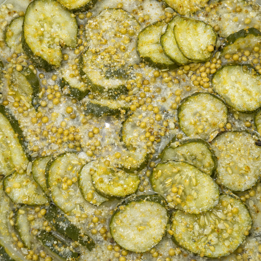 Hot Mustard Pickles: Spicy, zesty & peppery