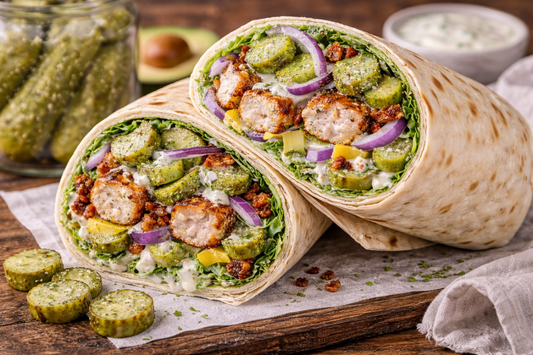 🥒🍗 Pickle Ranch Chicken Club Wrap