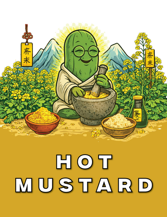 Hot Mustard Pickles: Spicy, zesty & peppery