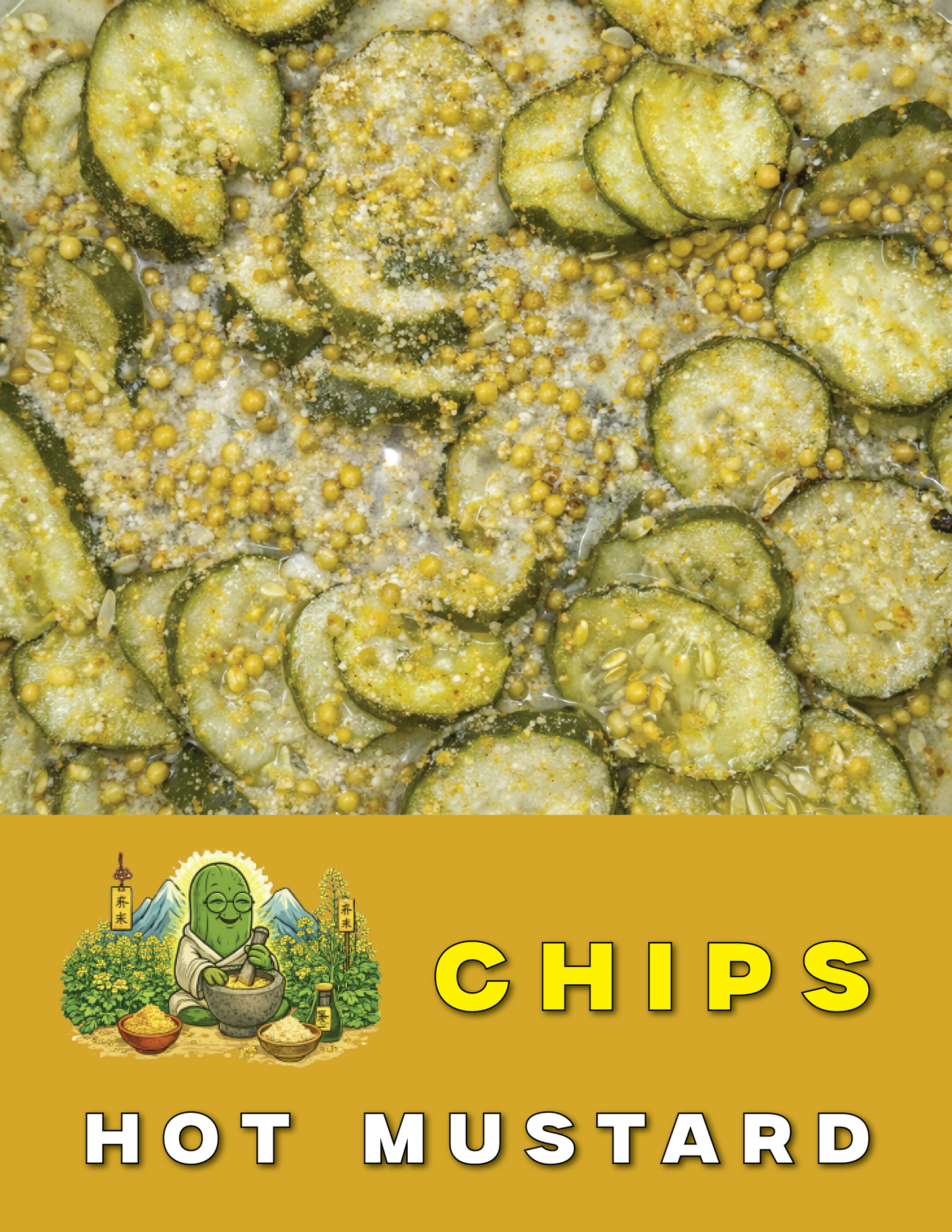 Hot Mustard Pickles: Spicy, zesty & peppery
