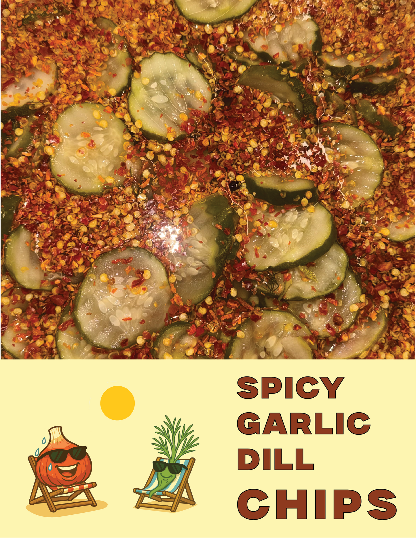 Spicy Garlic Dill Pickles: Hot, fragrant and garlicy!