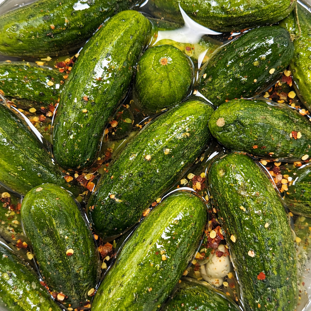 Spicy Garlic Dill Pickles: Hot, fragrant and garlicy!