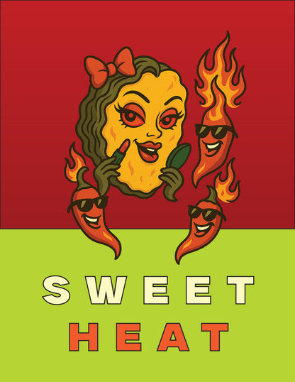 Sweet Heat Pickles: Sweet, spicy and peppery!